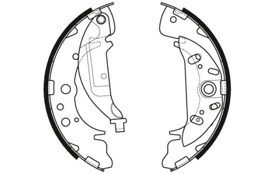Bromsbackar, sats GS8441 TRW, bild 2