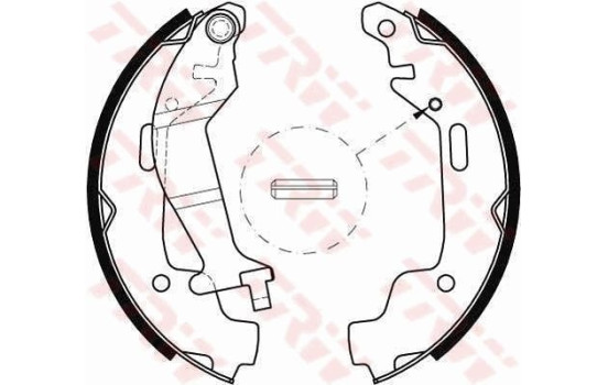 Bromsbackar, sats GS8468 TRW