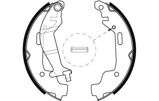 Bromsbackar, sats GS8468 TRW, bild 2
