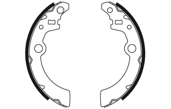 Bromsbackar, sats GS8476 TRW, bild 2
