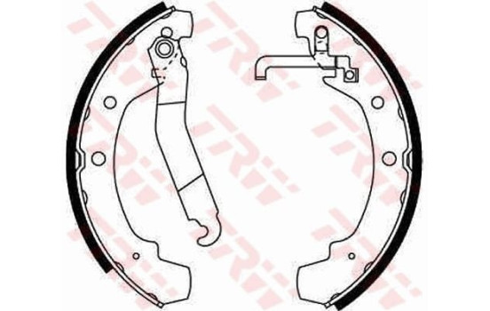 Bromsbackar, sats GS8511 TRW