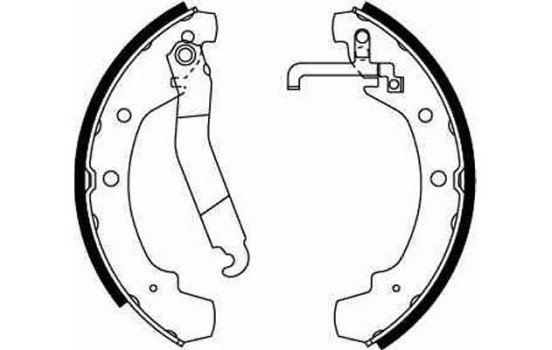 Bromsbackar, sats GS8511 TRW, bild 2