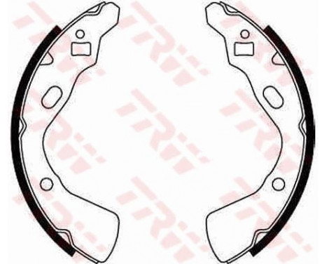 Bromsbackar, sats GS8519 TRW