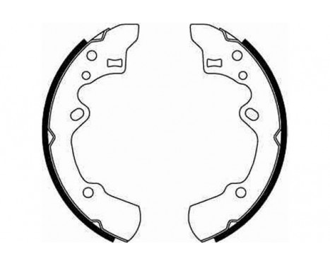 Bromsbackar, sats GS8520 TRW, bild 2