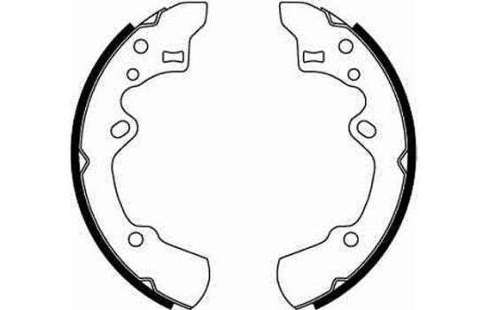 Bromsbackar, sats GS8520 TRW, bild 2