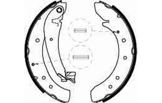Bromsbackar, sats GS8546 TRW, bild 2