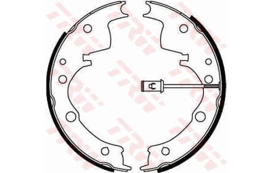 Bromsbackar, sats GS8598 TRW