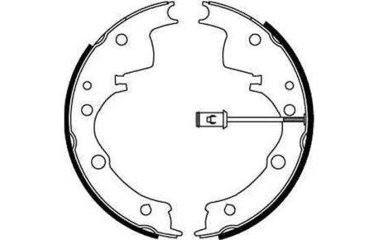 Bromsbackar, sats GS8598 TRW, bild 2