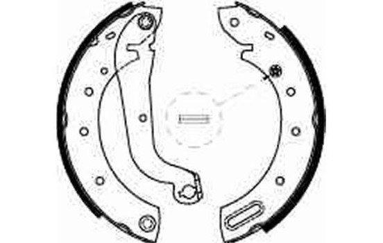 Bromsbackar, sats GS8625 TRW, bild 2