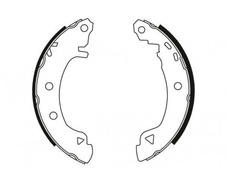 Bromsbackar, sats GS8631 TRW, bild 2