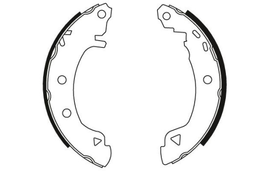 Bromsbackar, sats GS8631 TRW, bild 2
