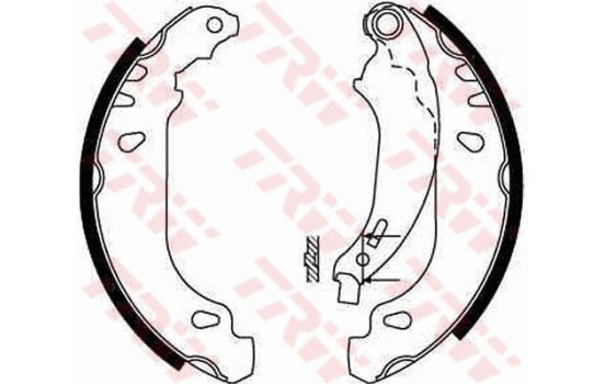 Bromsbackar, sats GS8642 TRW, bild 3