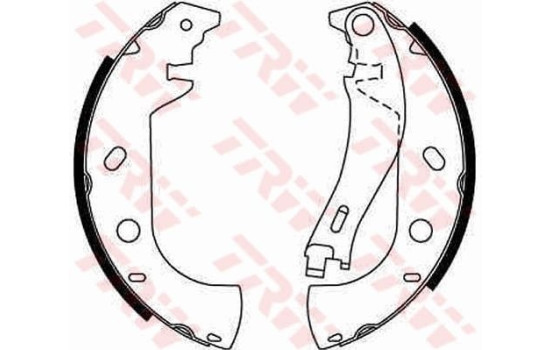 Bromsbackar, sats GS8653 TRW