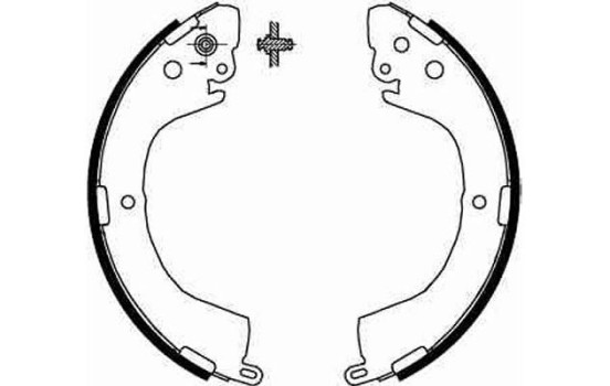 Bromsbackar, sats GS8667 TRW, bild 2