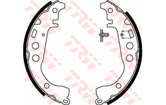 Bromsbackar, sats GS8673 TRW