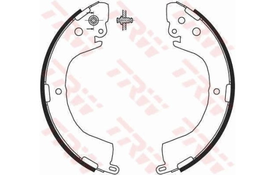 Bromsbackar, sats GS8691 TRW