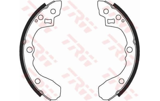 Bromsbackar, sats GS8692 TRW