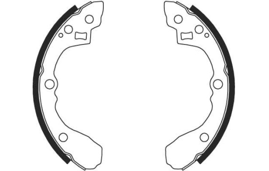 Bromsbackar, sats GS8692 TRW, bild 2
