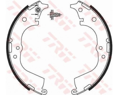 Bromsbackar, sats GS8693 TRW