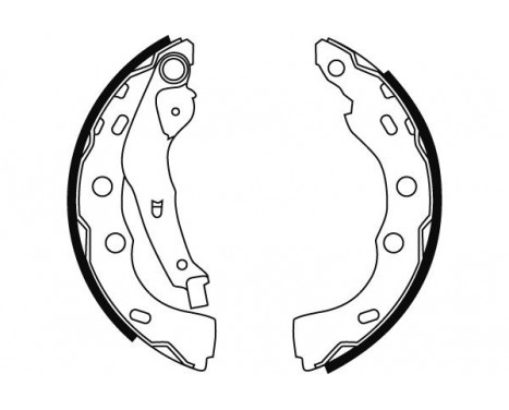 Bromsbackar, sats GS8727 TRW, bild 2