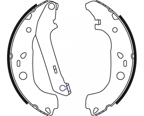 Bromsbackar, sats GS8736 TRW, bild 2