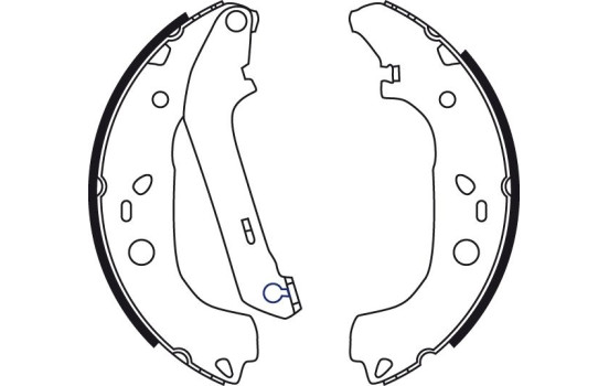 Bromsbackar, sats GS8736 TRW, bild 2