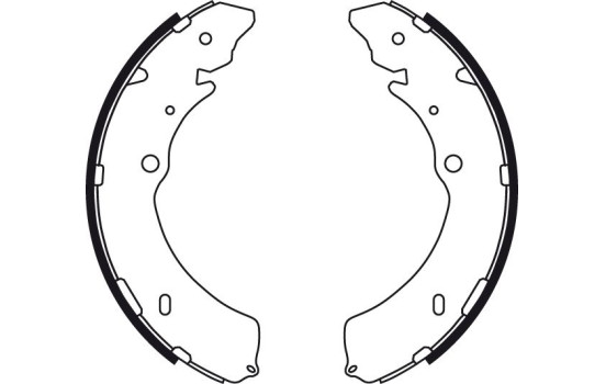 Bromsbackar, sats GS8756 TRW, bild 2