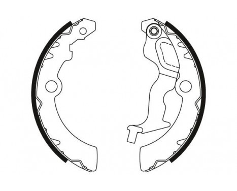 Bromsbackar, sats GS8792 TRW, bild 3