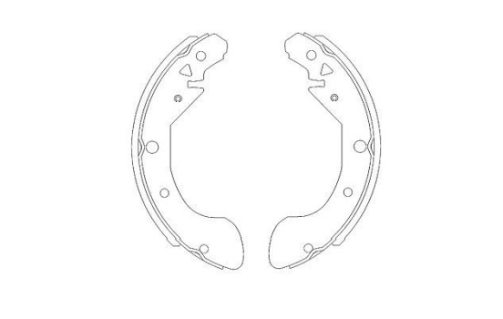 Bromsbackar, sats KBS-1402 Kavo parts, bild 2