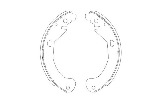 Bromsbackar, sats KBS-1404 Kavo parts