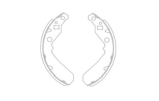 Bromsbackar, sats KBS-1902 Kavo parts