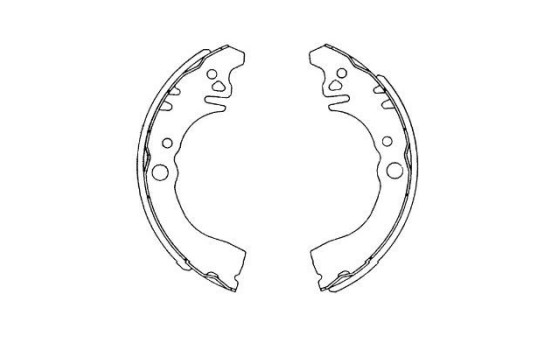 Bromsbackar, sats KBS-1906 Kavo parts, bild 2