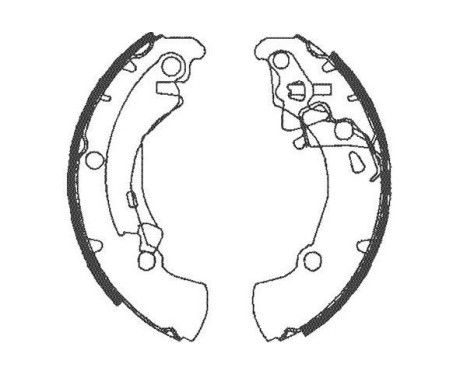 Bromsbackar, sats KBS-1907 Kavo parts