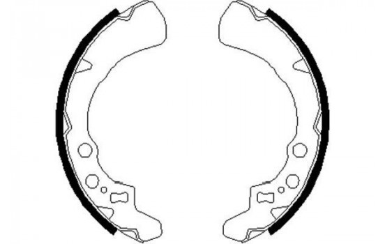 Bromsbackar, sats KBS-1908 Kavo parts