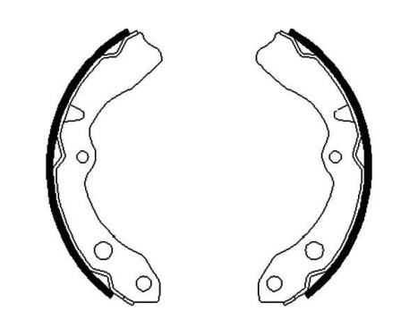 Bromsbackar, sats KBS-1911 Kavo parts
