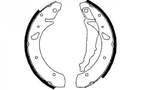 Bromsbackar, sats KBS-2912 Kavo parts