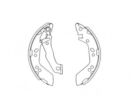 Bromsbackar, sats KBS-3401 Kavo parts