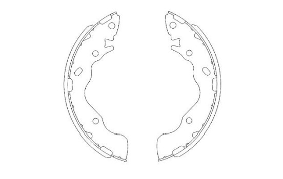 Bromsbackar, sats KBS-3402 Kavo parts
