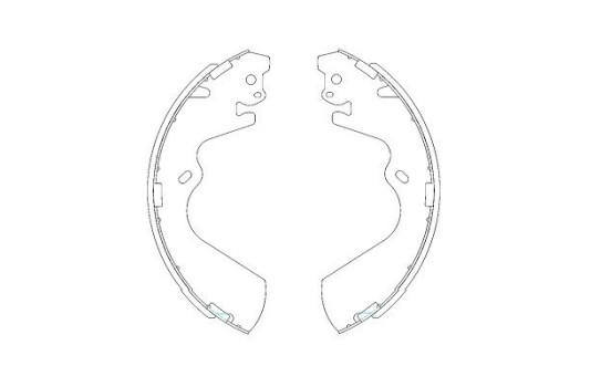 Bromsbackar, sats KBS-3403 Kavo parts