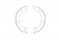 Bromsbackar, sats KBS-3404 Kavo parts