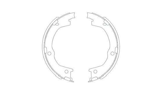 Bromsbackar, sats KBS-3404 Kavo parts