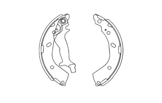 Bromsbackar, sats KBS-3412 Kavo parts