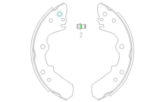 Bromsbackar, sats KBS-3904 Kavo parts