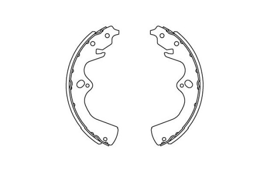 Bromsbackar, sats KBS-4402 Kavo parts