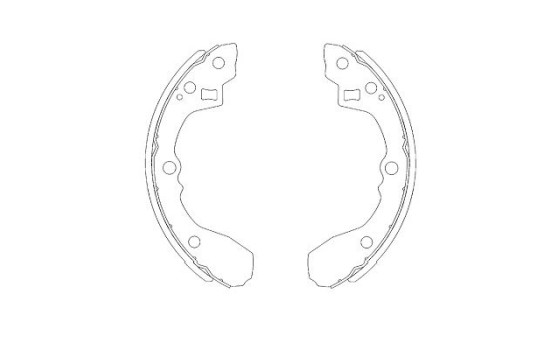 Bromsbackar, sats KBS-4403 Kavo parts