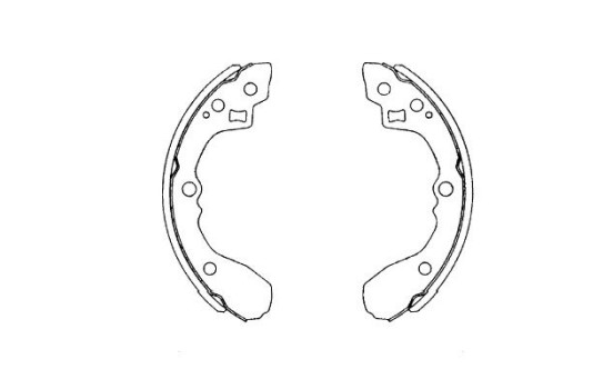 Bromsbackar, sats KBS-4406 Kavo parts