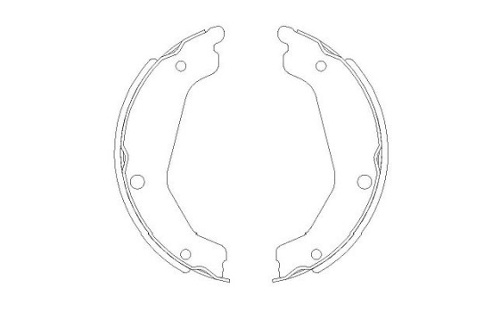 Bromsbackar, sats KBS-4408 Kavo parts