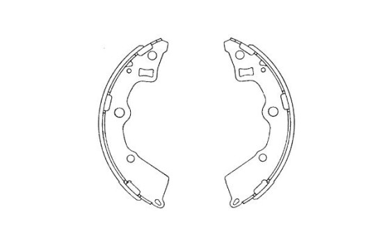 Bromsbackar, sats KBS-4409 Kavo parts