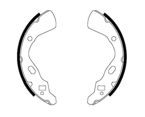 Bromsbackar, sats KBS-4410 Kavo parts