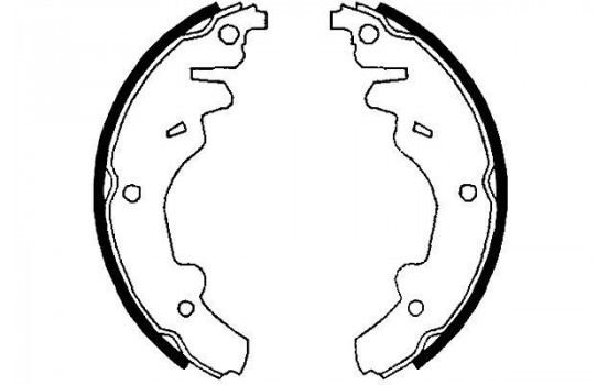 Bromsbackar, sats KBS-4411 Kavo parts